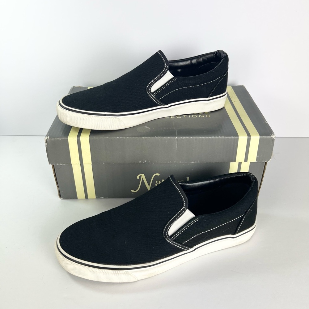Natural Reflections‎ Womens Shoes Black Size 8.5 Slip
On Shoes